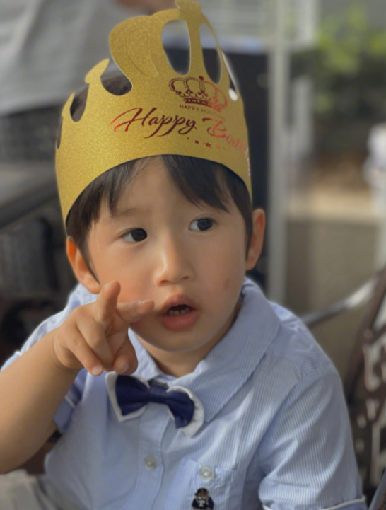 邹市明10岁儿子曝近况!轩轩亲自给宠物狗洗澡,宅院内景气派豪奢