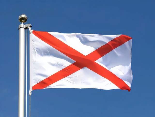 北爱尔兰红手旗图片