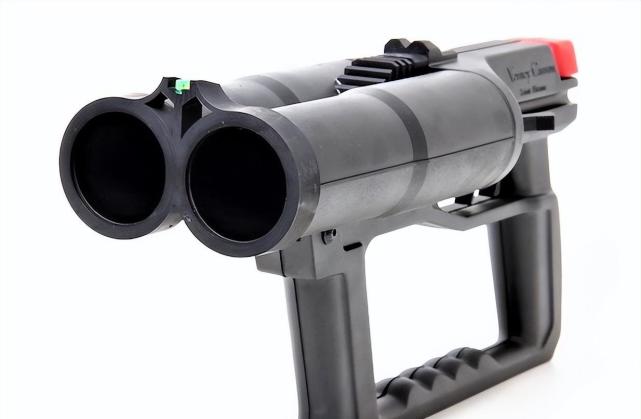 双管防御球(flash-ball)发射器,属于c类非致命性防御武器,主要供警方