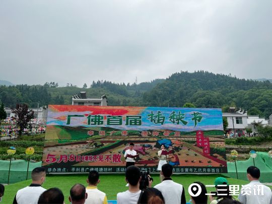 开秧门插秧酒长桌宴平利广佛镇首届插秧节邀你一起下田