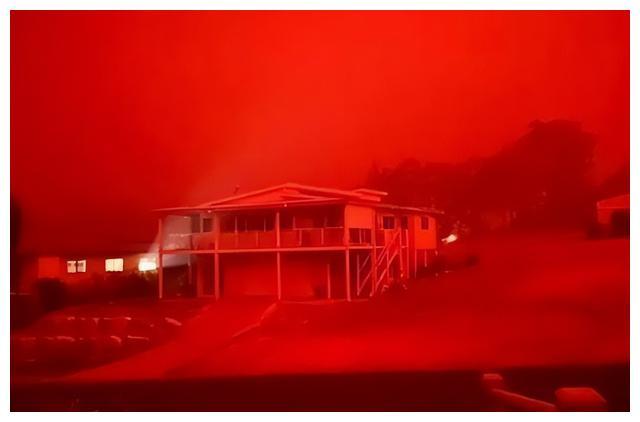 舟山天空一片血红是何原因导致网友300年前也发生过