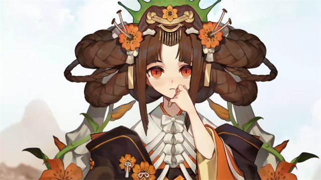 《阴阳师》公开二口女新皮肤"双织花"