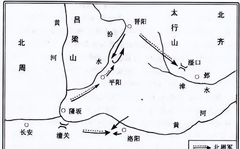 北周滅北齊之戰從晉陽之戰到滅亡北齊北周只用了一個月