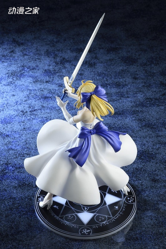 bellfine《fate/stay night》saber白礼服翻新版手办