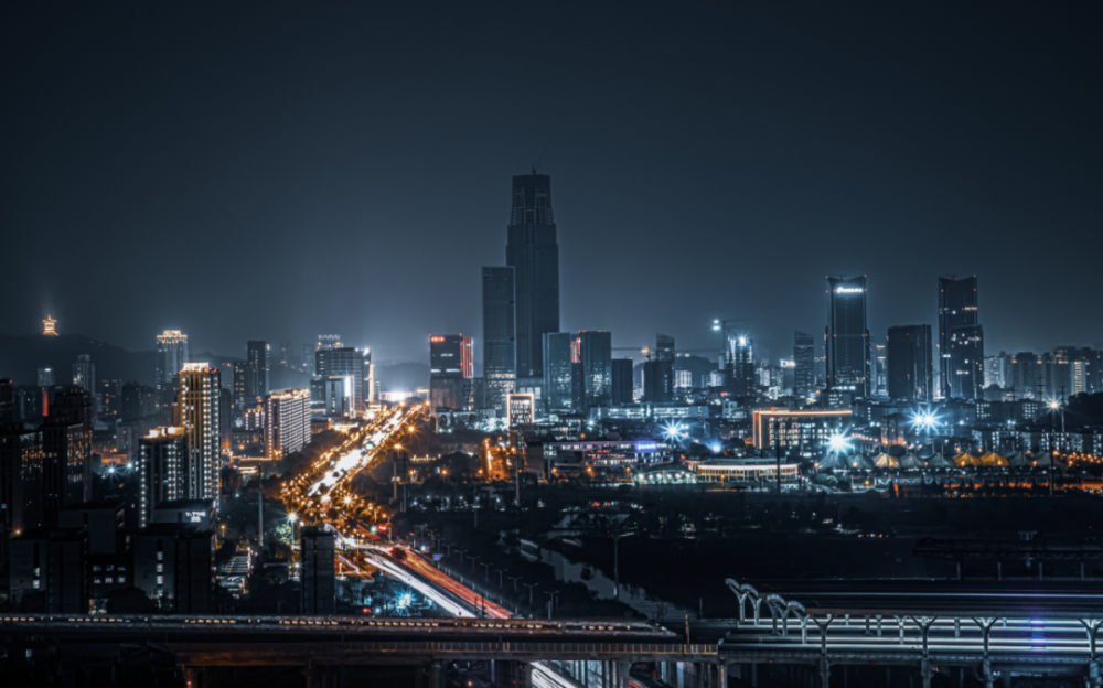 【台州掠影】台州商贸核心区(台州第一高楼群)绝美夜景