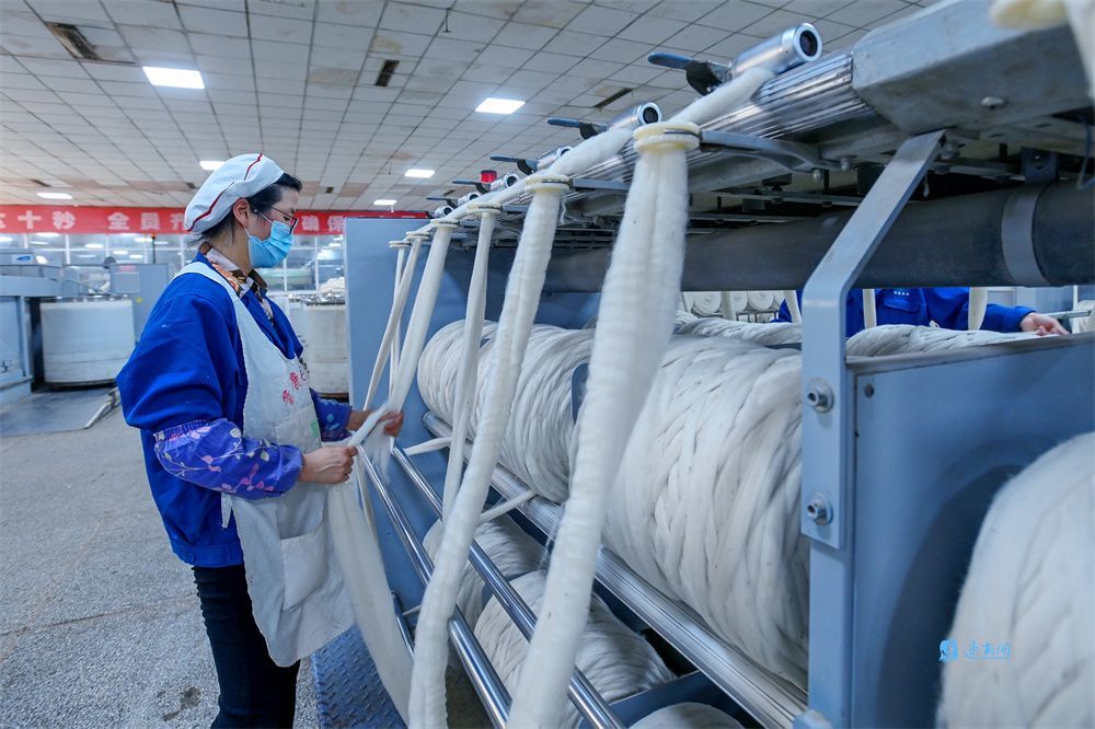 该集团始建于1985年,是国家大型精毛纺企业,下辖精纺呢绒,毛条,毛纱