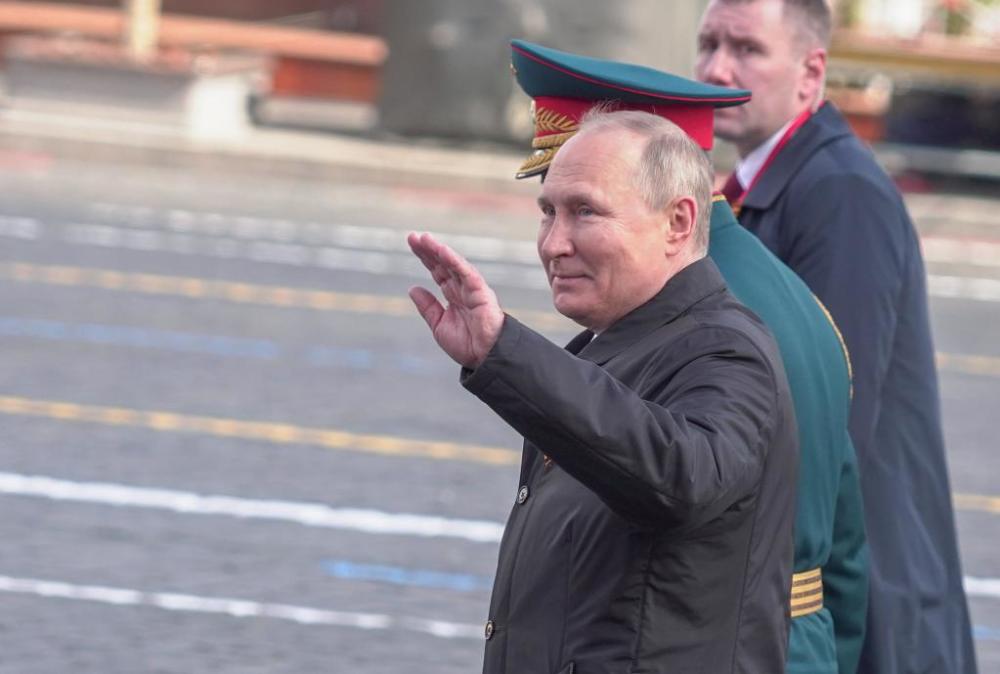 全球连线｜红场阅兵现场画面来了普京：为了俄罗斯！
