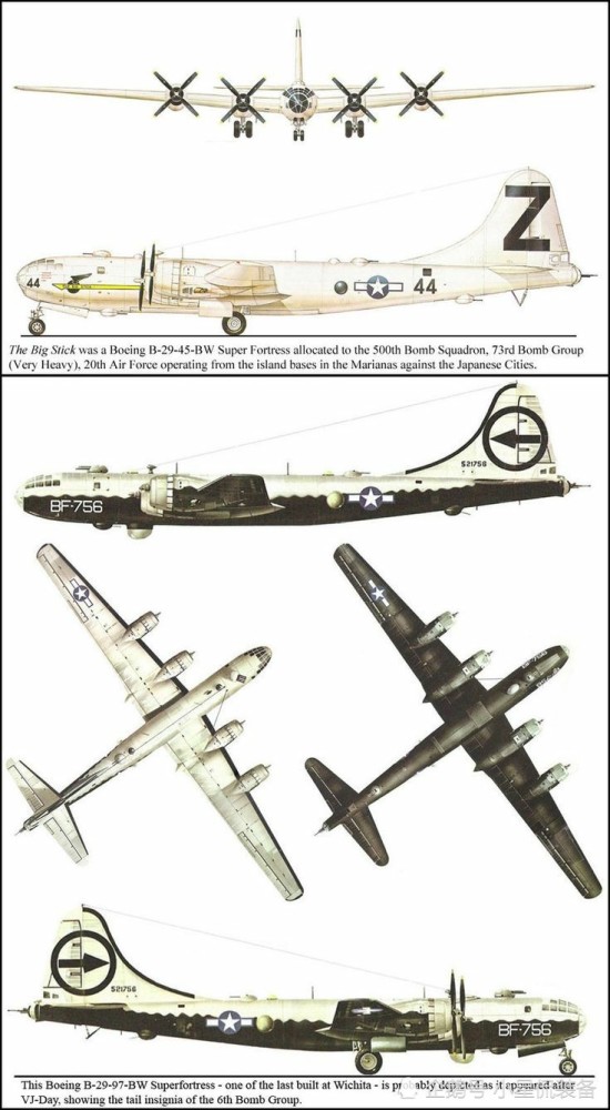 战机图鉴b-29超级堡垒轰炸机_腾讯新闻