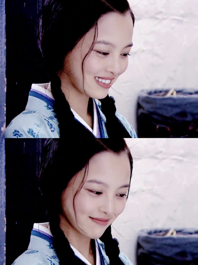 有一丢丢撞脸唐嫣,简直是她的颜值巅峰,在《画皮》里演得盲女素素