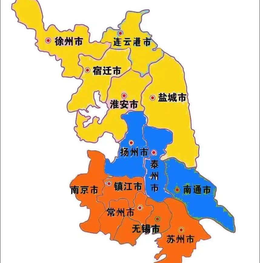 徐州,連雲港,宿遷,淮安,鹽城屬於蘇北,但其實我認為鹽城市淮河以南的