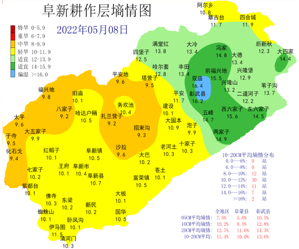 阜蒙縣大田旱情加重