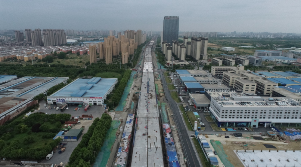 合肥包公大道高架8月建成桥梁主体12月竣工