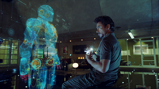 全息投影是钢铁侠众多黑科技之一3d 视觉是人类的生存法宝,多种线索