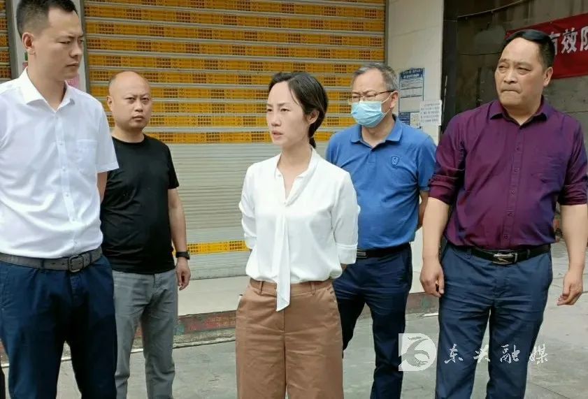 率队前往西林,东兴,新江等街道东兴区委副书记,区长余梅5月9日