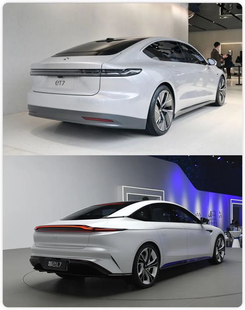 新势力纯电中大型轿车如何选蔚来et7对比智己l7