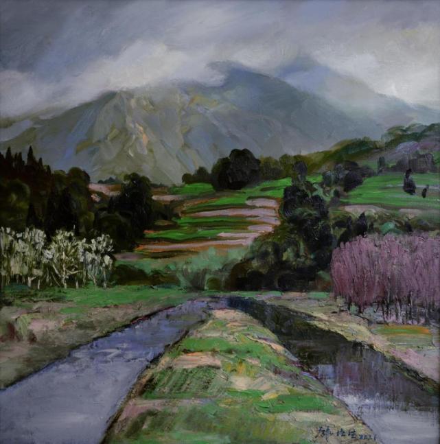 韩培生:出生于上海的油画家,数十年来"深耕"浙东,终成浙东油画扛鼎