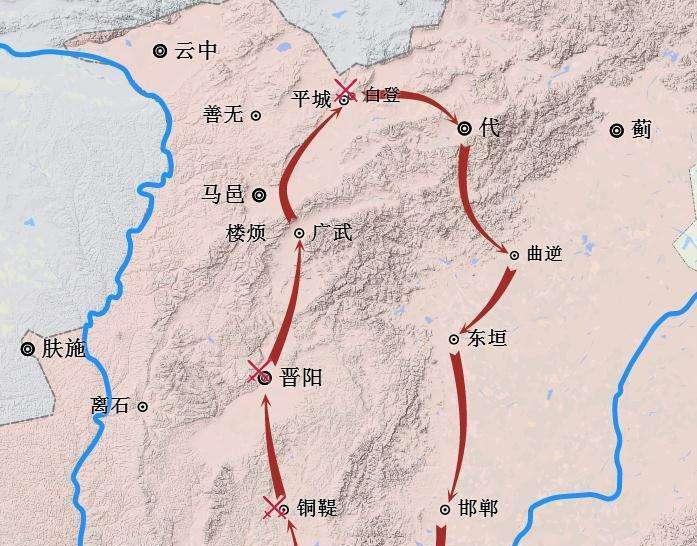 前200秋,匈奴便大舉進攻馬邑(今山西朔州).