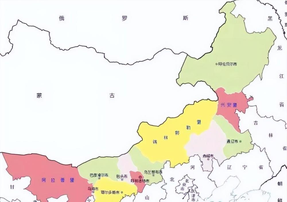 中國五大戰區之一內蒙古跨度非常大為何劃入了北部戰區