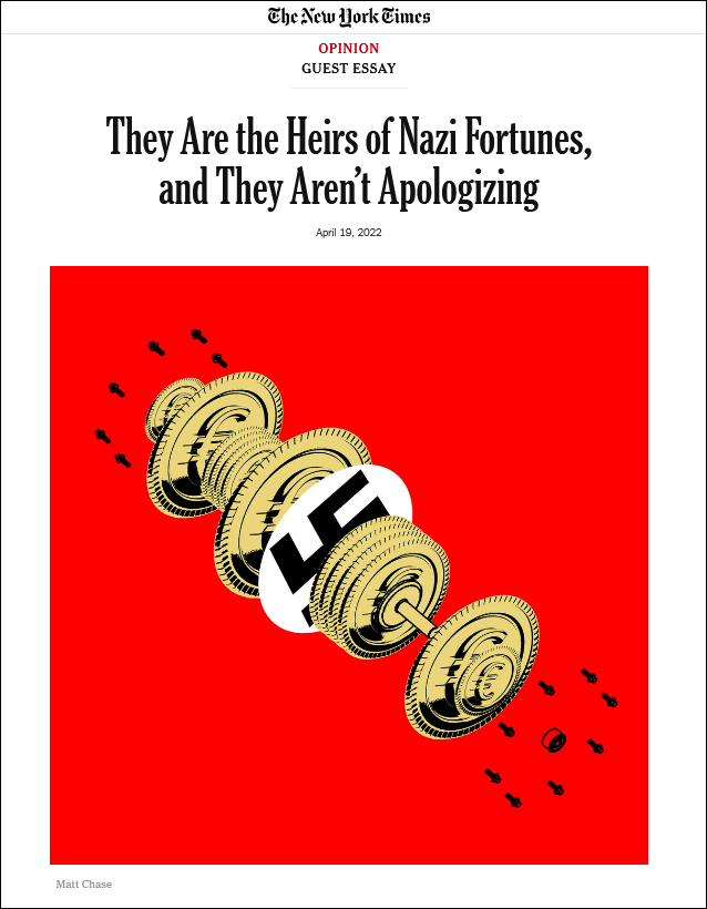 《纽约时报》敲打德国：宝马大众都是纳粹财富的继承人歪歪漫画页面登录漫画弹窗