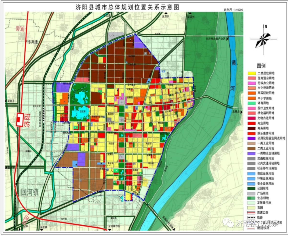 (濟陽站位置圖)69出濟陽站之後,濟濱高鐵向北走行,在商河縣東南側