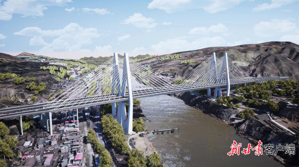 甘肃首座双向8车道跨黄河大桥将于2023年底建成