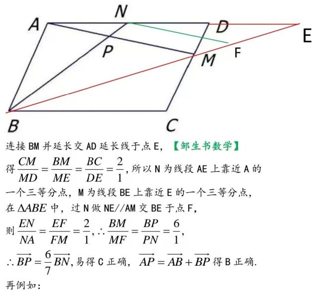 庞鑫—鸡爪型向量线性表示的几何解法(解题研究)