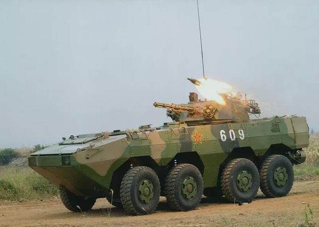 中国zbd-09式8x8轮式步兵战车