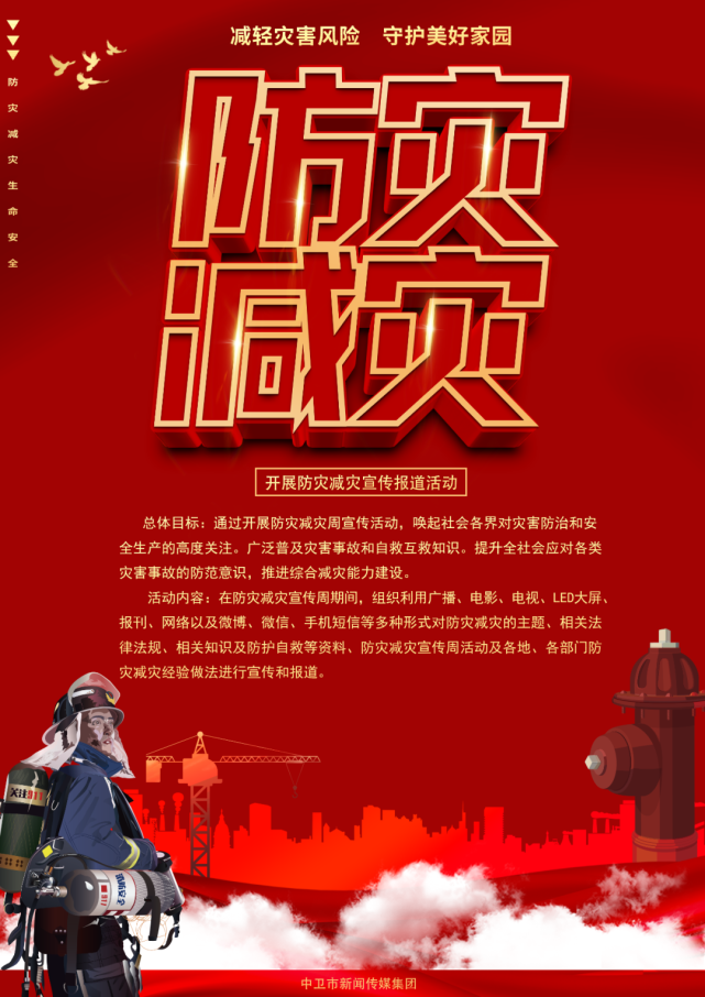 海报丨防灾减灾