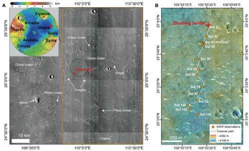 祝融号发现火星近期水活动迹象可供未来载人火星探测的原位资源利用