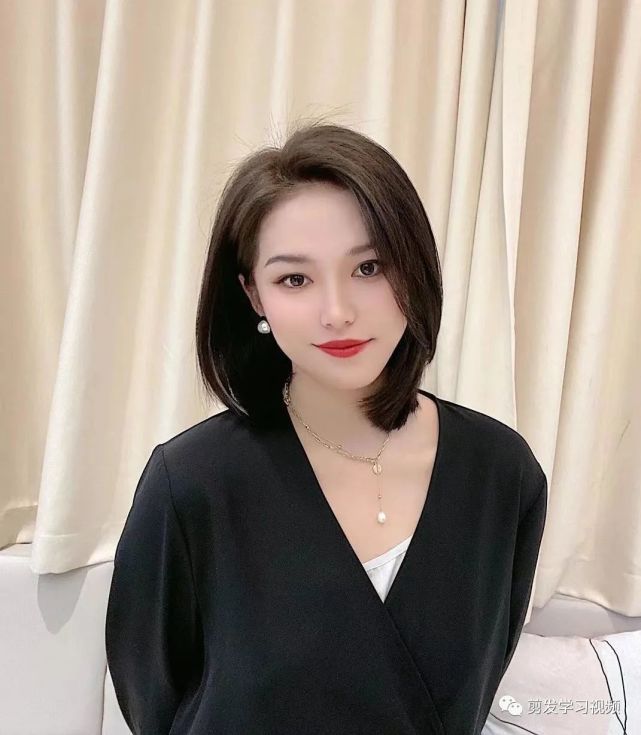 2022必剪超a"齐肩短发"显身材还减龄