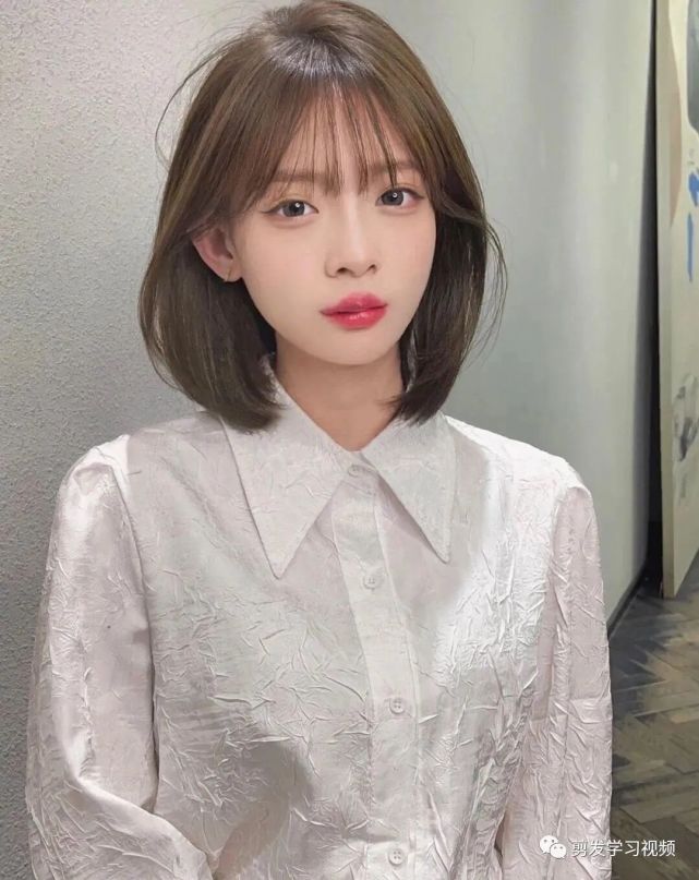 2022必剪超a"齐肩短发"显身材还减龄