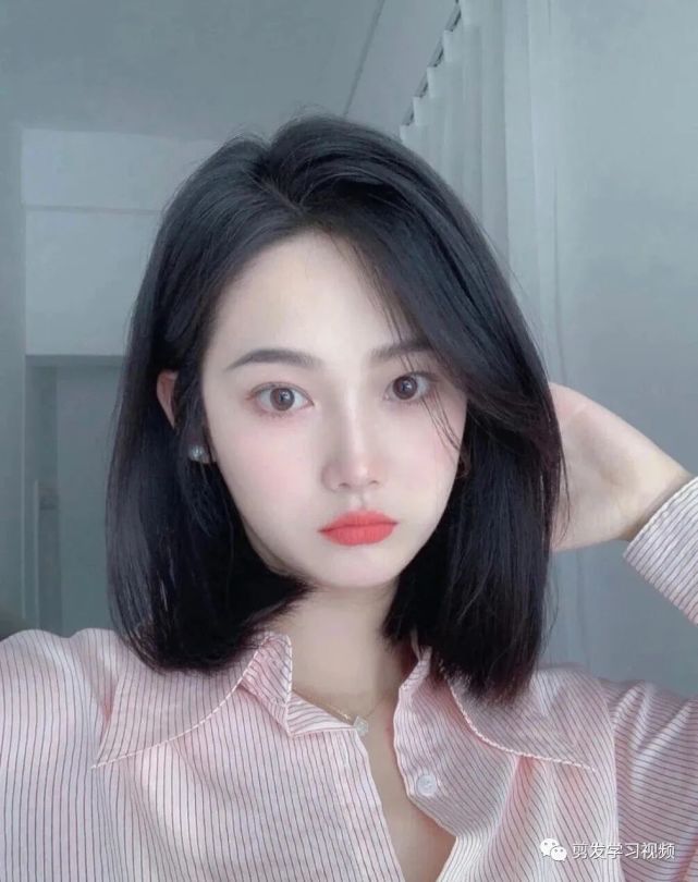 2022必剪超a"齐肩短发"显身材还减龄