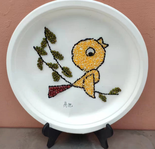 学生作品|粮食画(二)_腾讯新闻