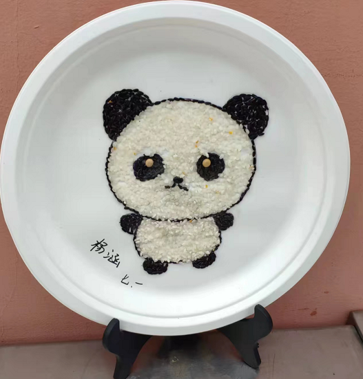 学生作品:粮食画(三)