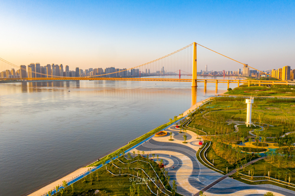 武汉江滩真美全国能与媲美的城市并不多打卡白沙洲的江滩公园