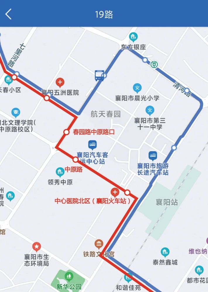 襄阳23路公交车路线图图片