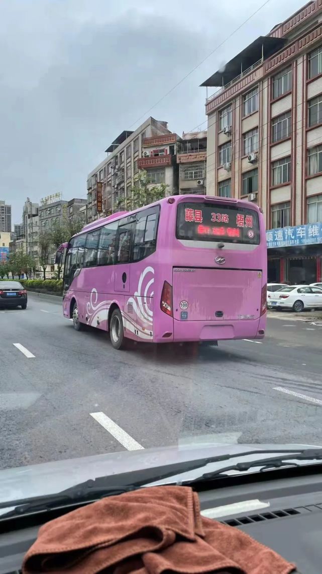 就在今天,梧州藤县开通公交车啦,每15分钟一班,全程12元