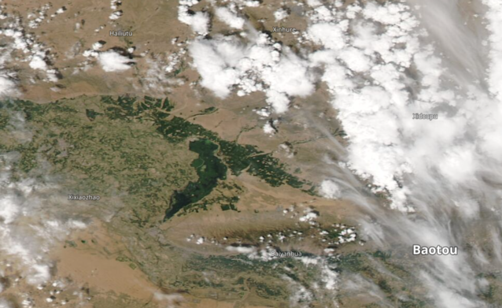 内蒙古沙漠变色，多国卫星对准！好消息：中国第八大淡水湖正重生48个英语音标正确读法乘飞机英语