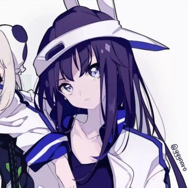 优质闺蜜头像双人:暗黑系闺蜜头像动漫高冷0512期