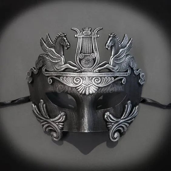 【绘画素材】一组神秘的面具素材