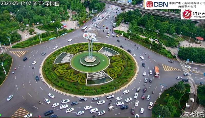 大花桥,火车站首批开通南城门,麒麟花园,阿诗玛,推出曲靖城市慢直播