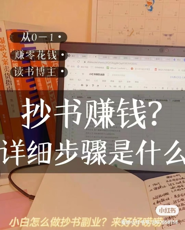 讀書博主抄書賺錢,新手具體步驟|副業攻略