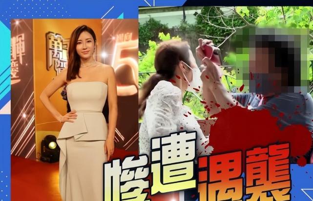 tvb东张西望女主持采访时惨遭袭击被70岁老妇殴打画面曝光