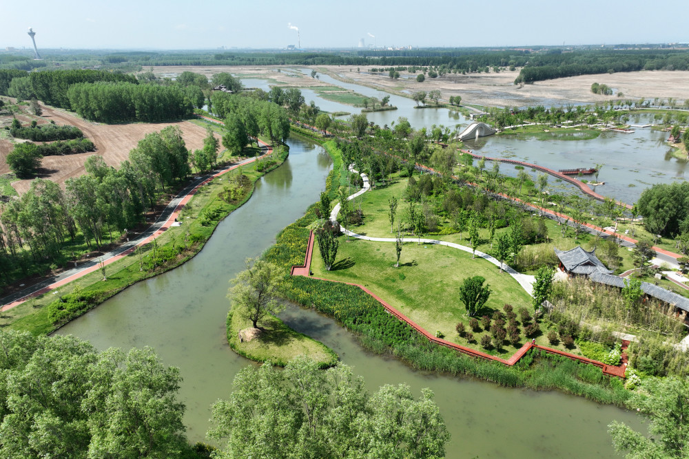 (美丽中国)鸟瞰漳泽湖