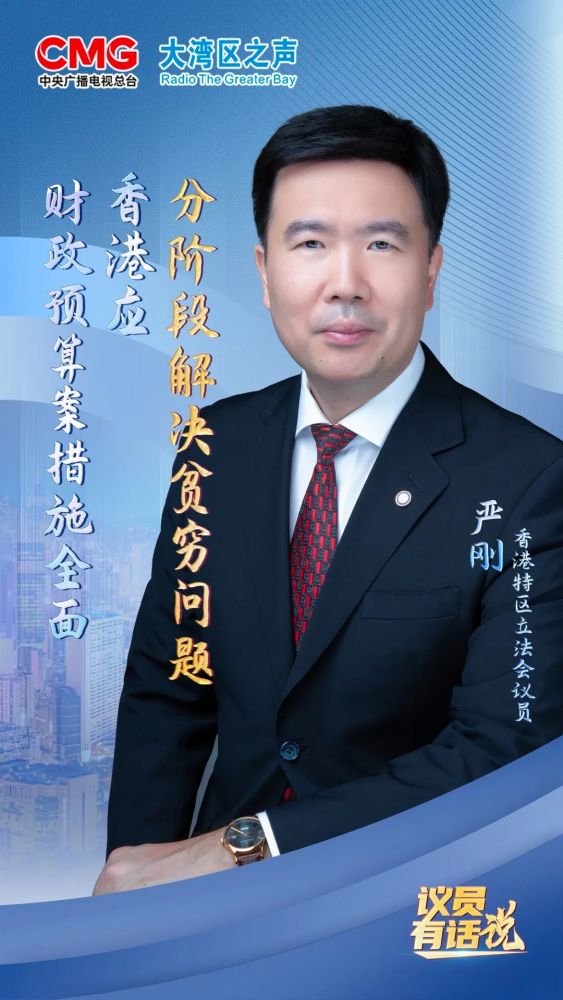 议员有话说严刚财政预算案兼顾了短期纾困和长期发展