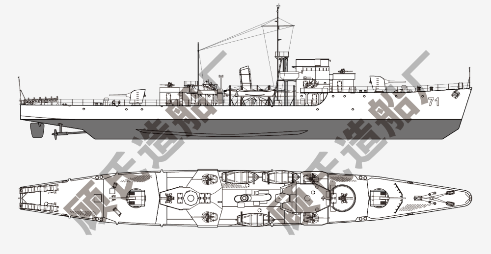 舰-"接二十三"号赔偿舰-台湾地区海军"潮安"号巡逻舰本舰属丙型海防舰