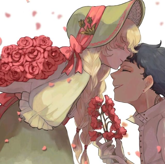 纸短情长的青春风格情侣头像/浪漫无需多言