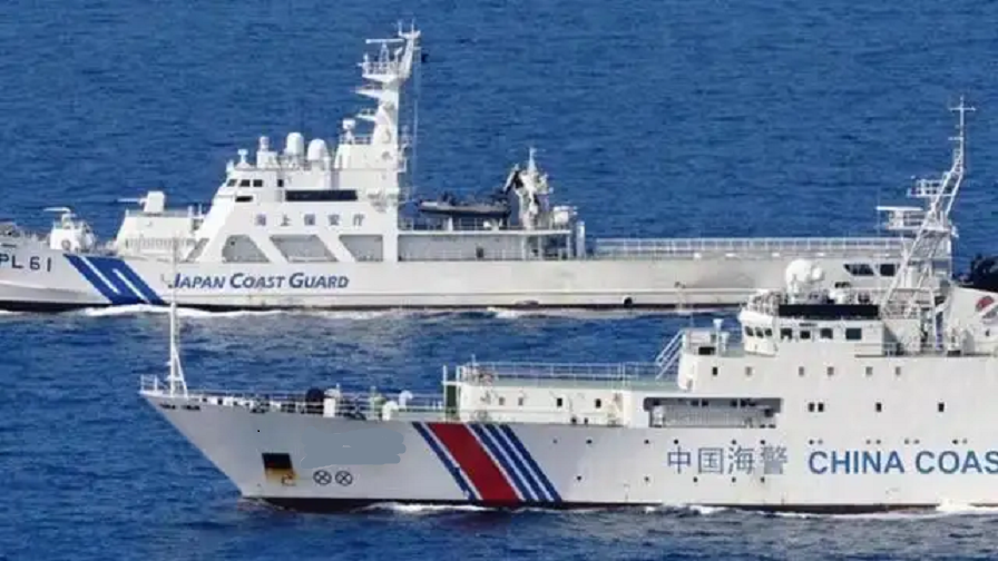地点钓鱼岛！中国海警船36小时追踪，日本政客船只被赶出中国领海