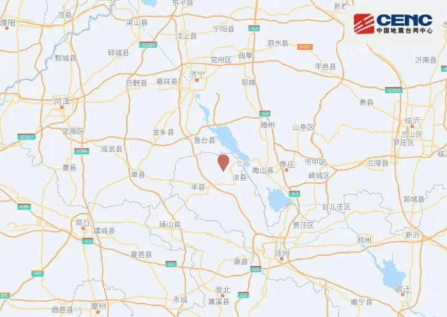 刚刚徐州发生地震