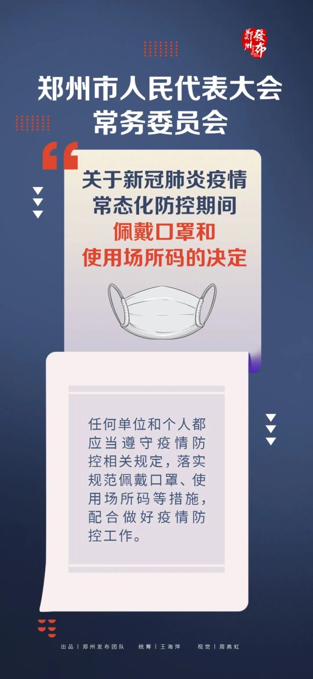 一,任何單位和個人都應當遵守疫情防控相關規定,落實規範佩戴口罩